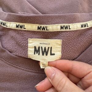 Madewell lounge set in lavender XL